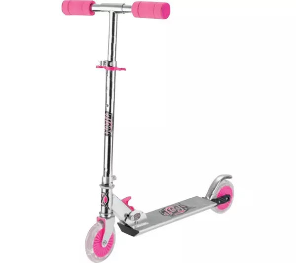 Xoo Folding Scooter Led Wheels - Pink