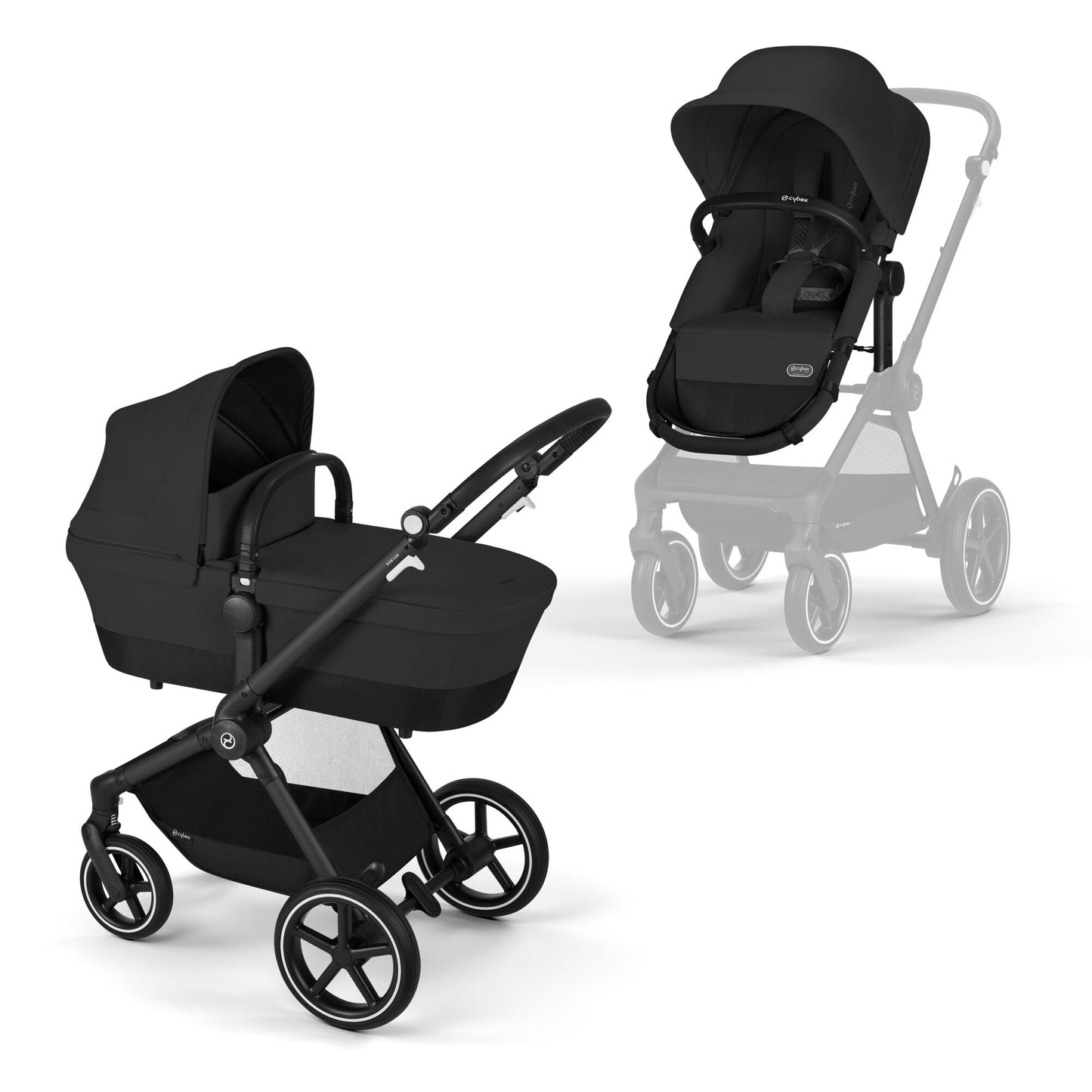 Cybex EOS LUX Stroller Moon Black