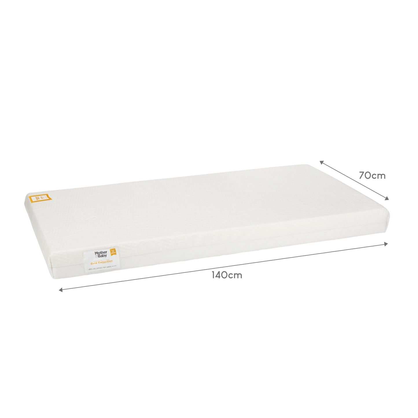 Mother & Baby First Gold Anti Allergy Foam Cot Bed Mattress 140x70