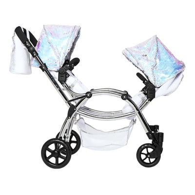 Roma Polly Amy Childs Twin Dolls Pram - Mermaid 3+ years 88cm