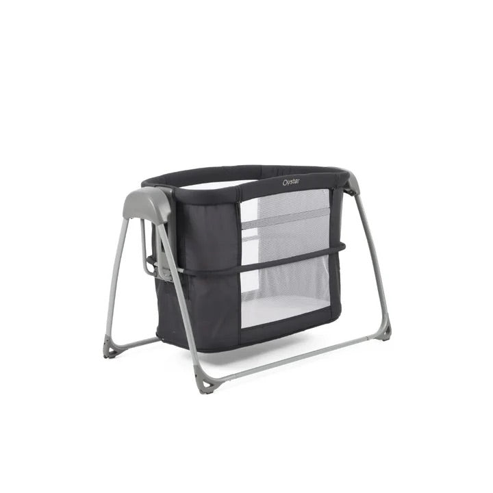 Oyster Swinging Crib- Carbonite