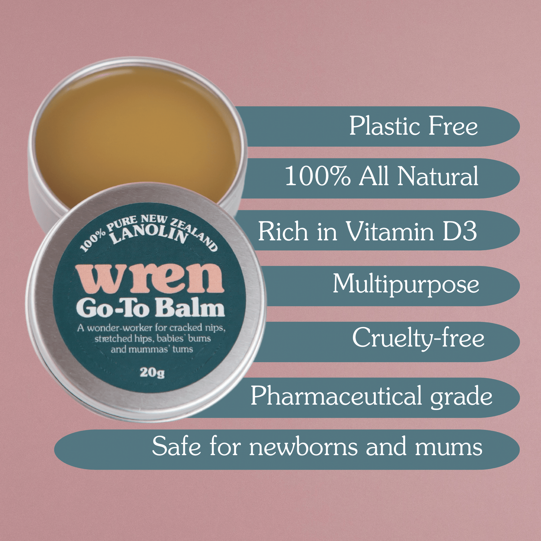 Wren Go-To Balm - Nipple Salve