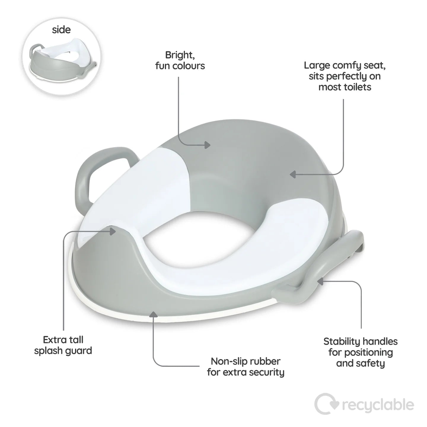 My Carry Potty Training Seat Grey