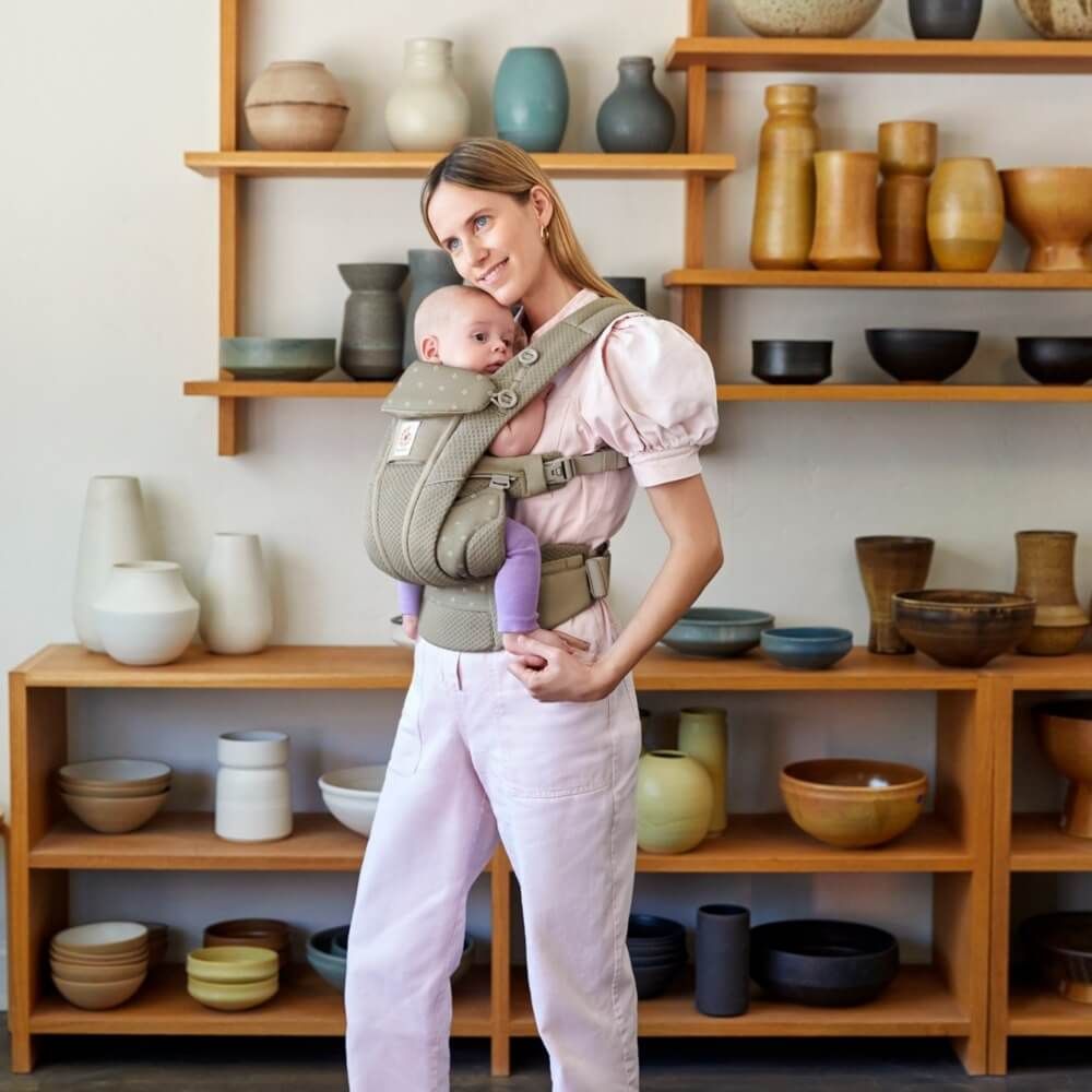 Ergo Baby Omni Breeze Baby Carrier- Olive Diamond