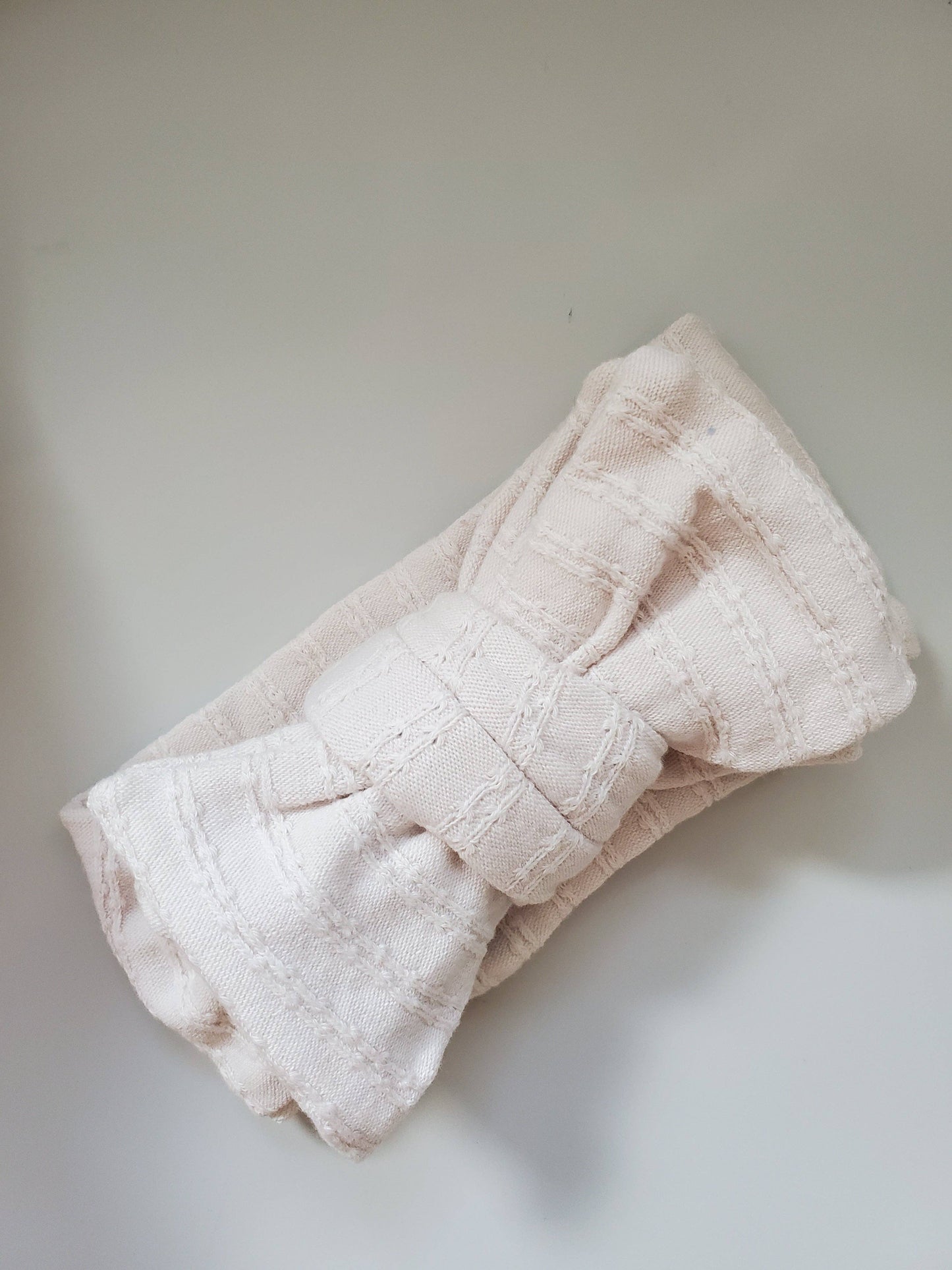 Oversized Hairband Beige