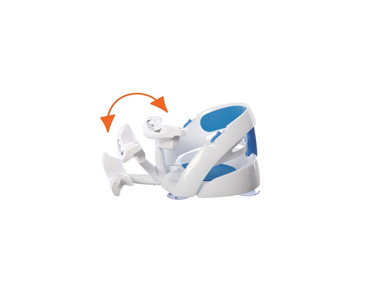 Dreambaby Deluxe Bath Seat with Foam Padding & Heat Sensing Indicator