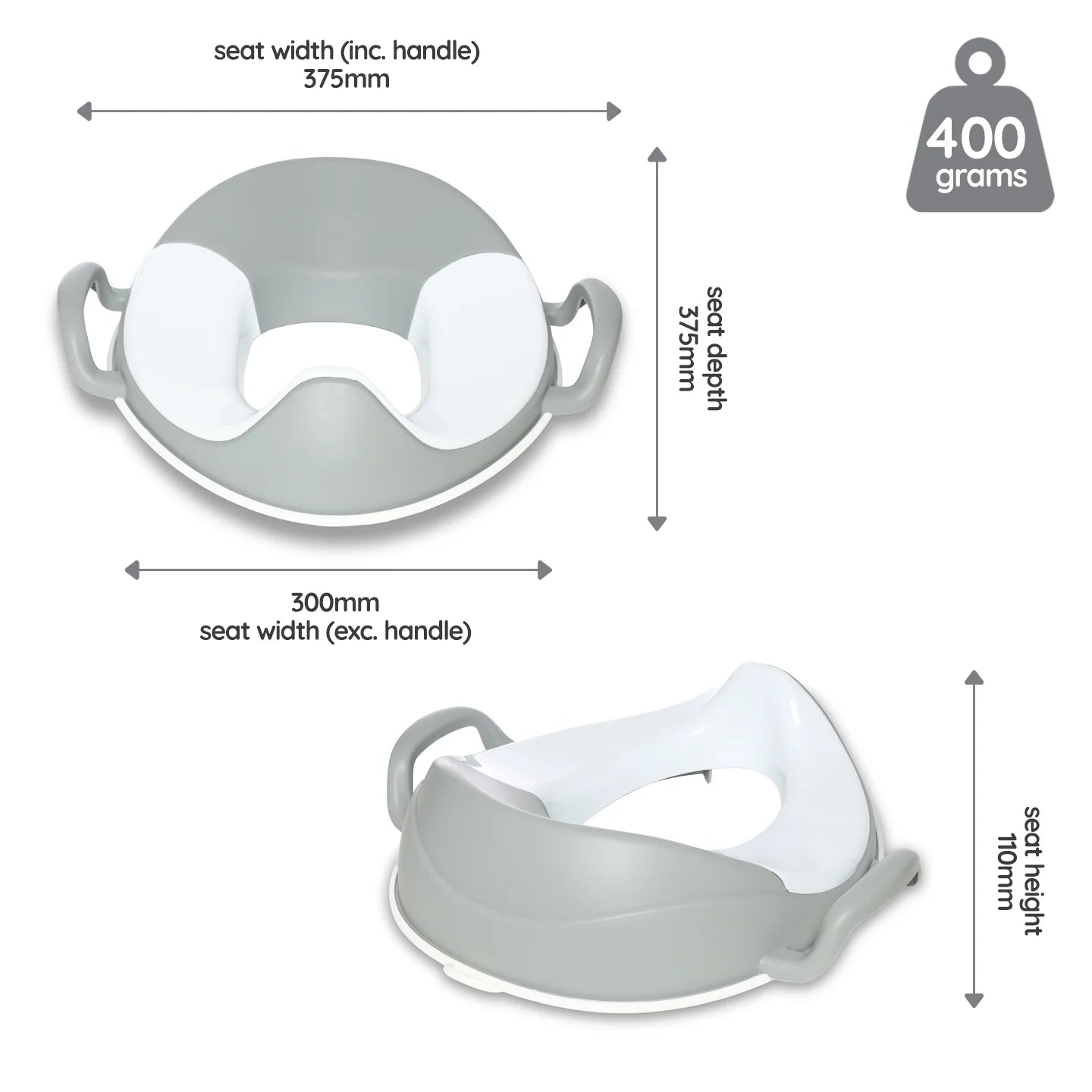 My Carry Potty Training Seat Grey