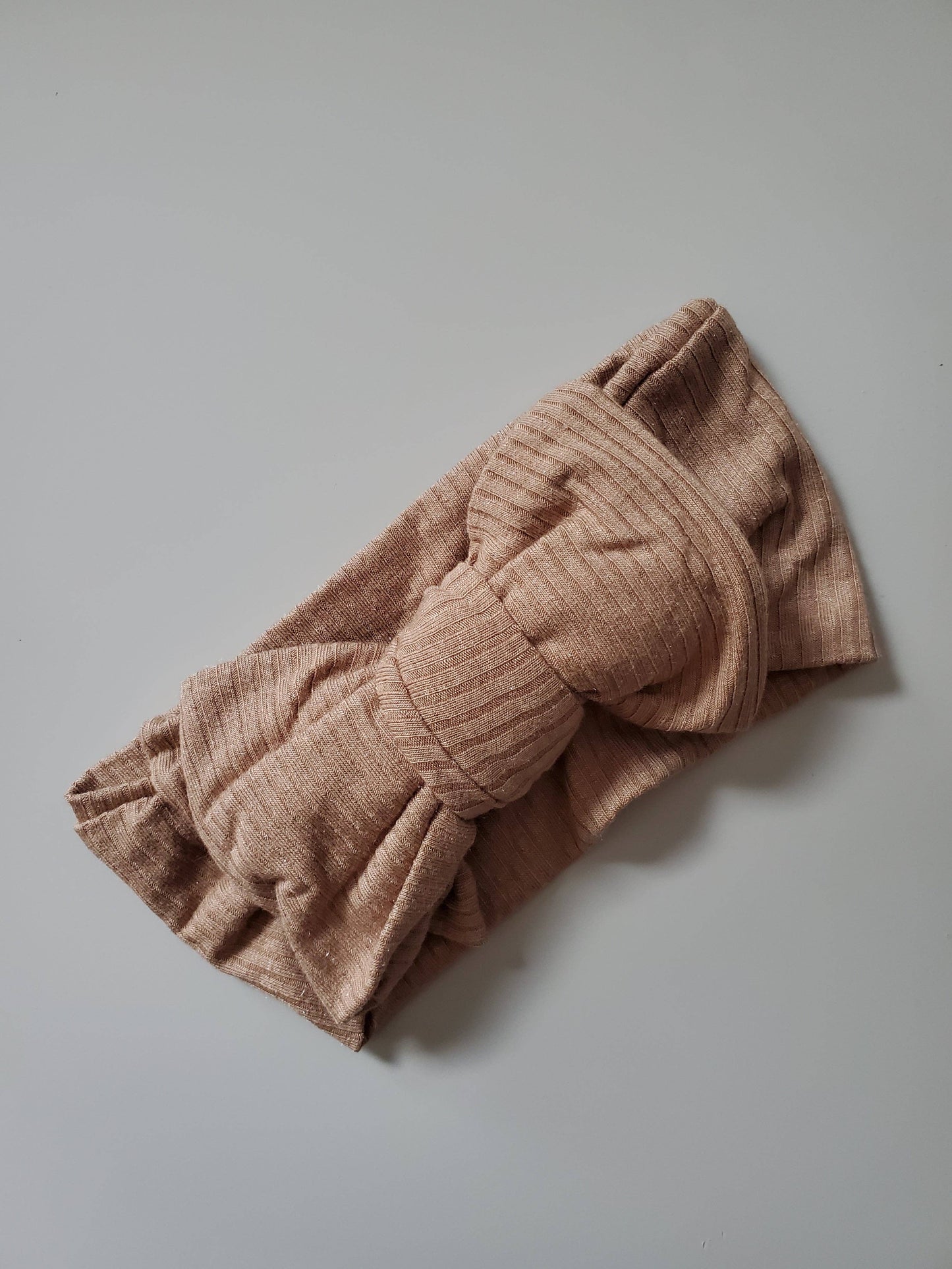 Oversized Hairband Beige