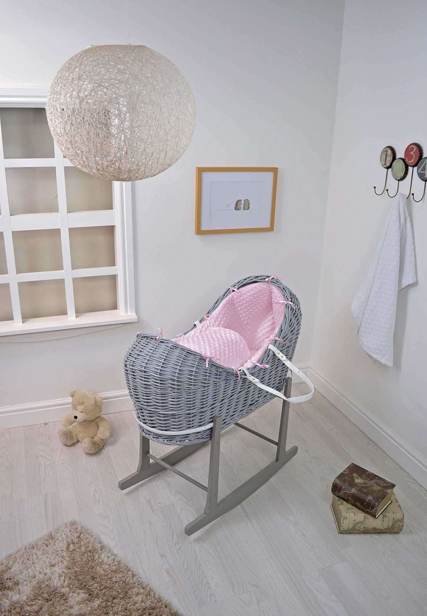 Cuddles Collection Pod Grey Wicker