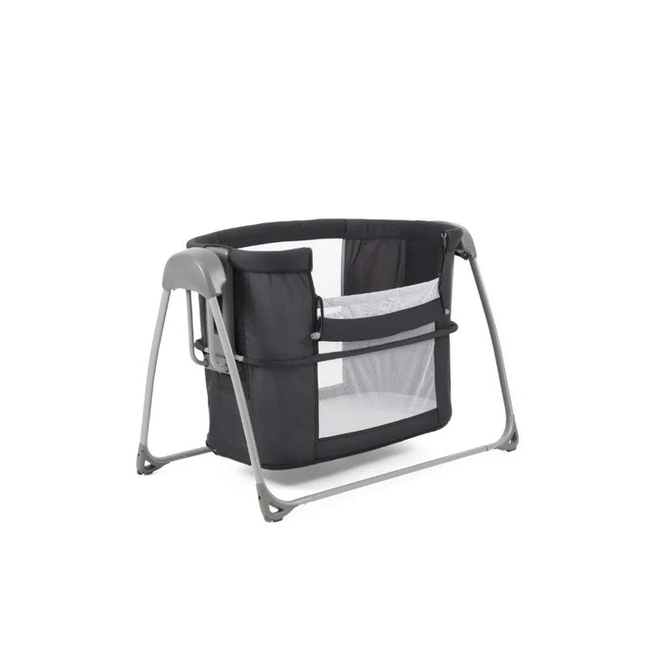 Oyster Swinging Crib- Carbonite