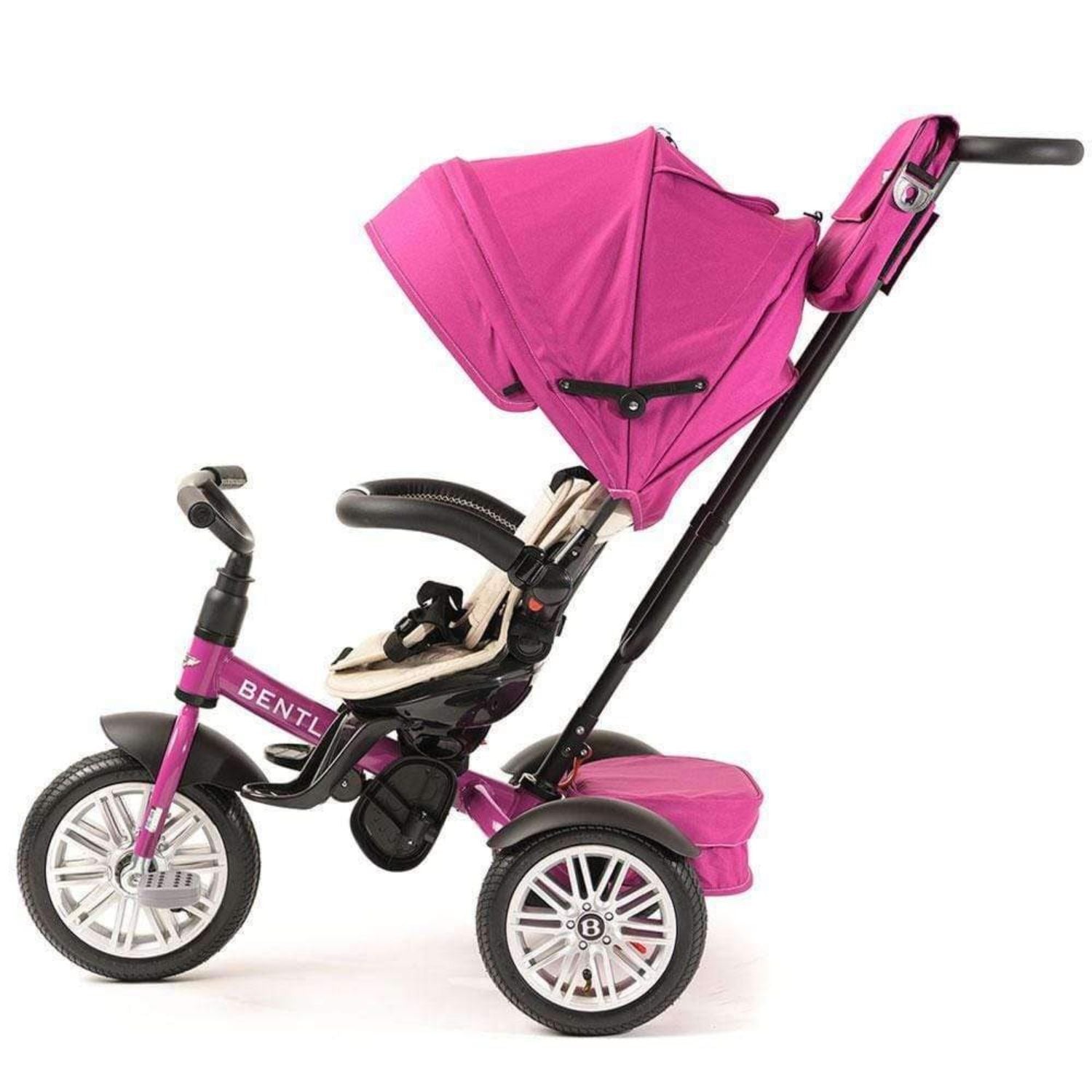 Fuchsia Pink Bentley 6 IN 1 Stroller Trike