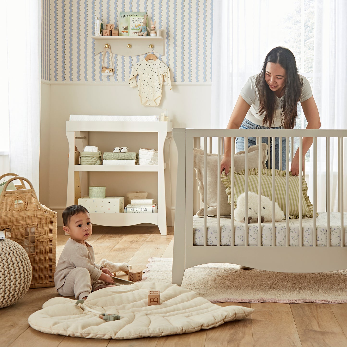 Cuddleco Clara Mini 2 Piece Set- Cashmere