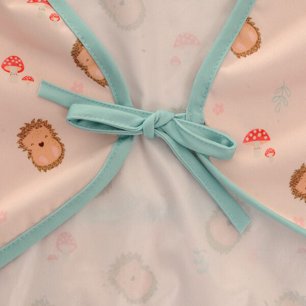 Ziggle Coverall Feeding Bib Hedgehog