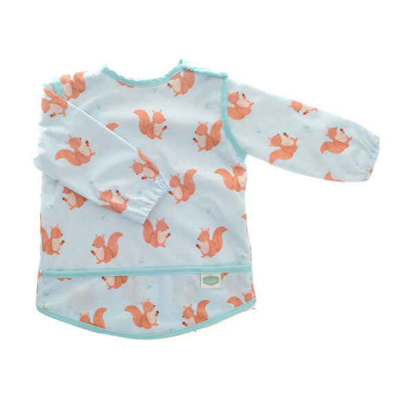 Ziggle Coverall Feeding Bib Squirrels