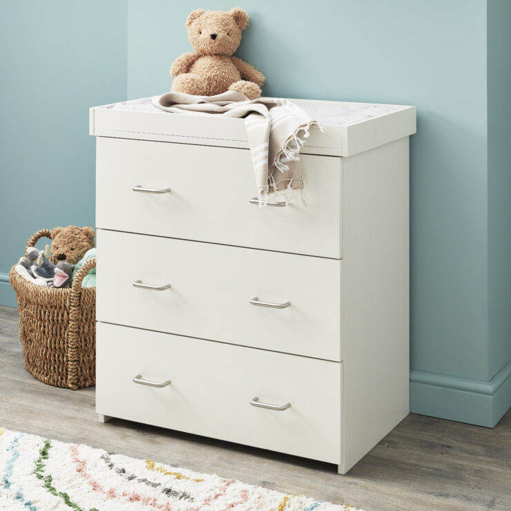 Caro Chest Changer - White Wash