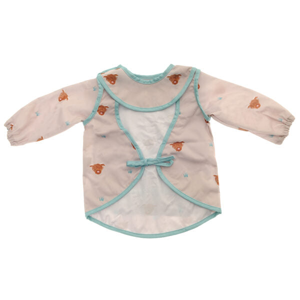Ziggle Coverall Feeding Bib Highland Cow