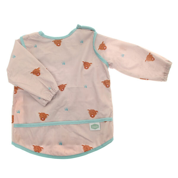 Ziggle Coverall Feeding Bib Highland Cow
