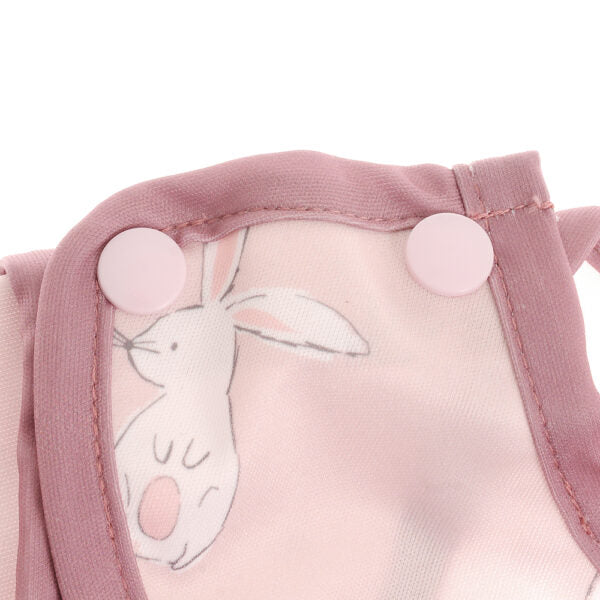 Ziggle Coverall Feeding Bib Bunnies