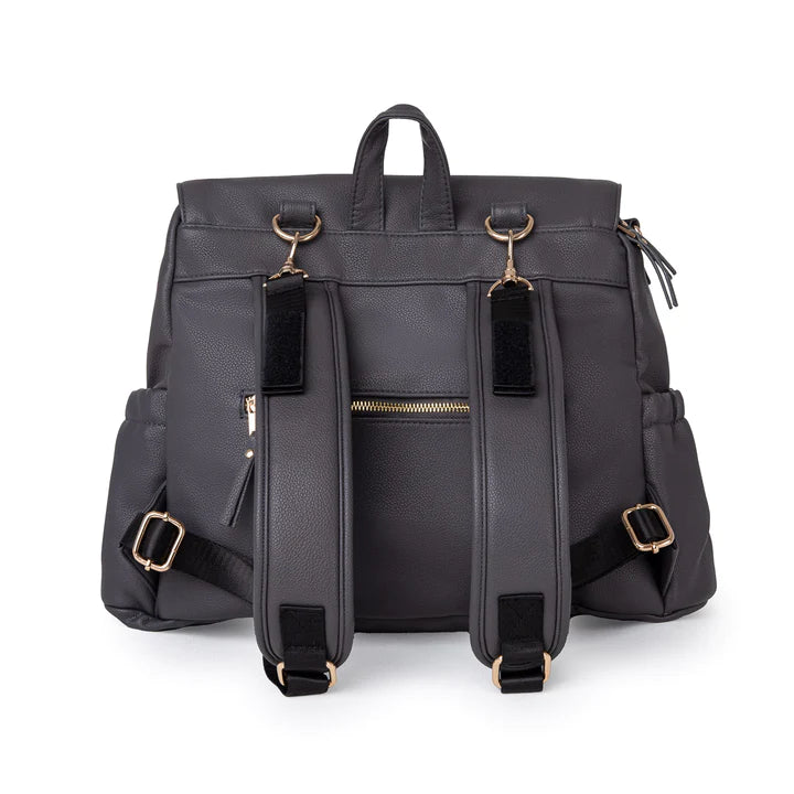 Bizzi Growin Vegan Leather Lilli Changing Bag - Smoke Grey