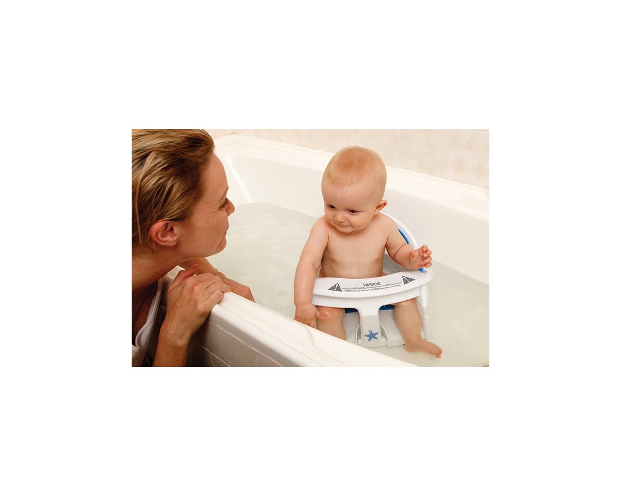 Dreambaby Deluxe Bath Seat with Foam Padding & Heat Sensing Indicator