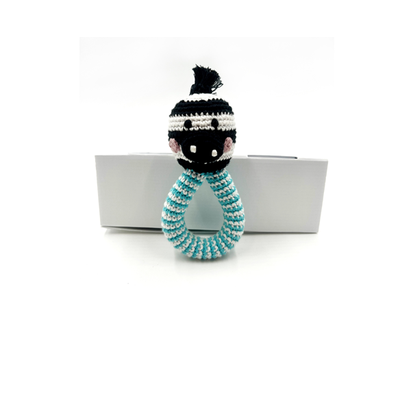 Pebble Handmade Crochet Ring Rattle’s