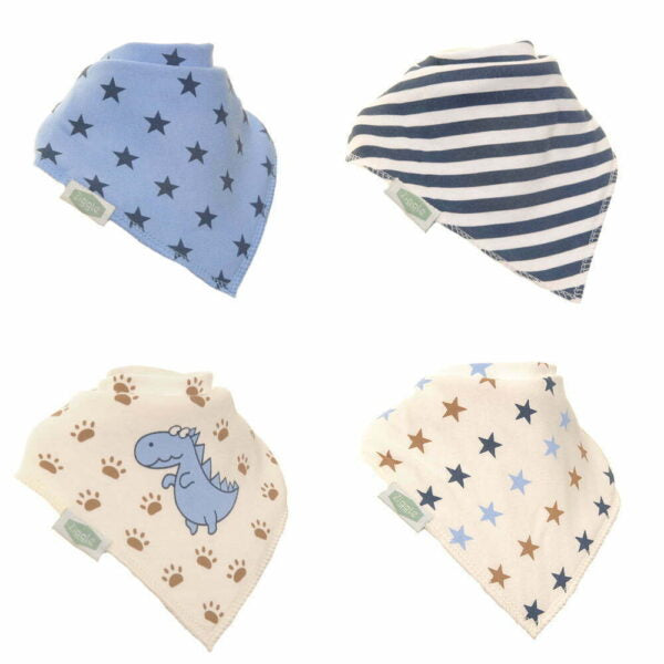 Ziggle Dino and Stars Bib Set