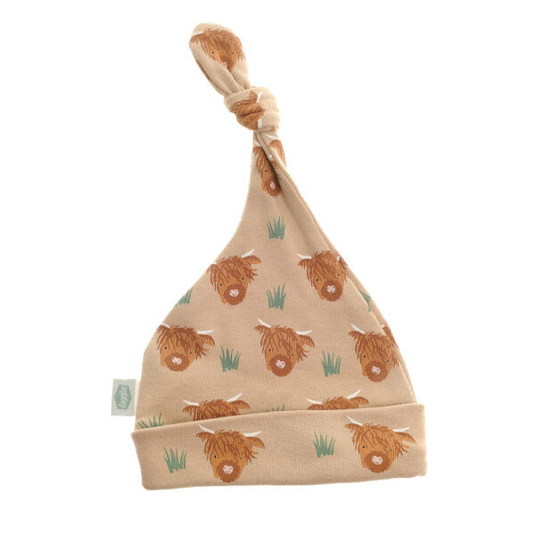 Ziggle Highland Cow print Hat