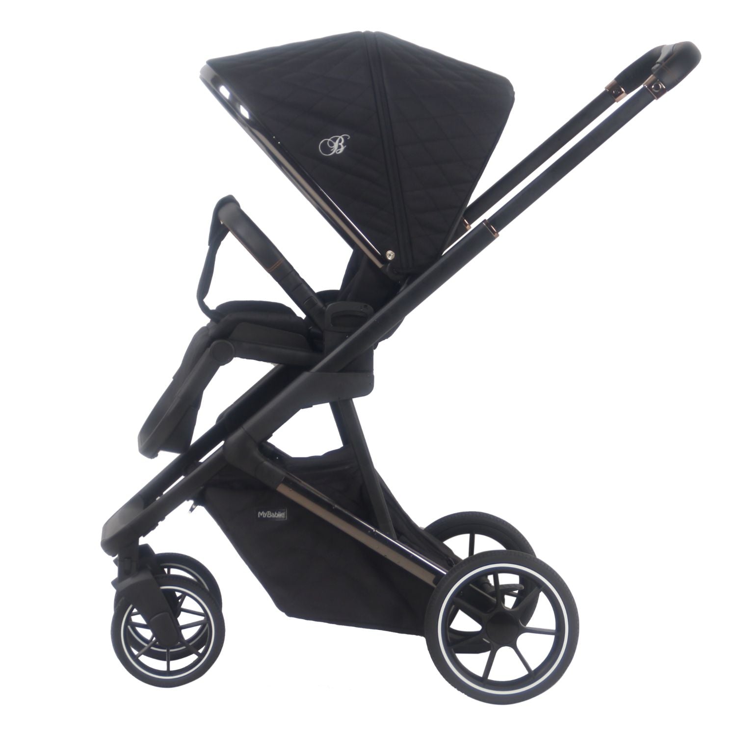 MB500i Billie Faiers Midnight Gunmetal iSize Travel System