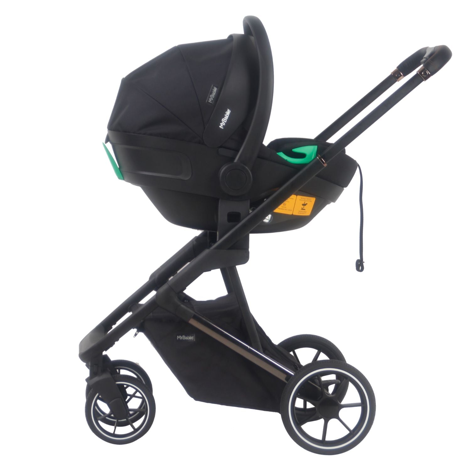 MB500i Billie Faiers Midnight Gunmetal iSize Travel System
