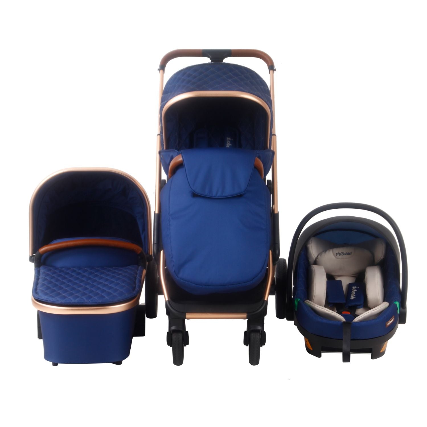 MB500i Dani Dyer Opal Blue iSize Travel System