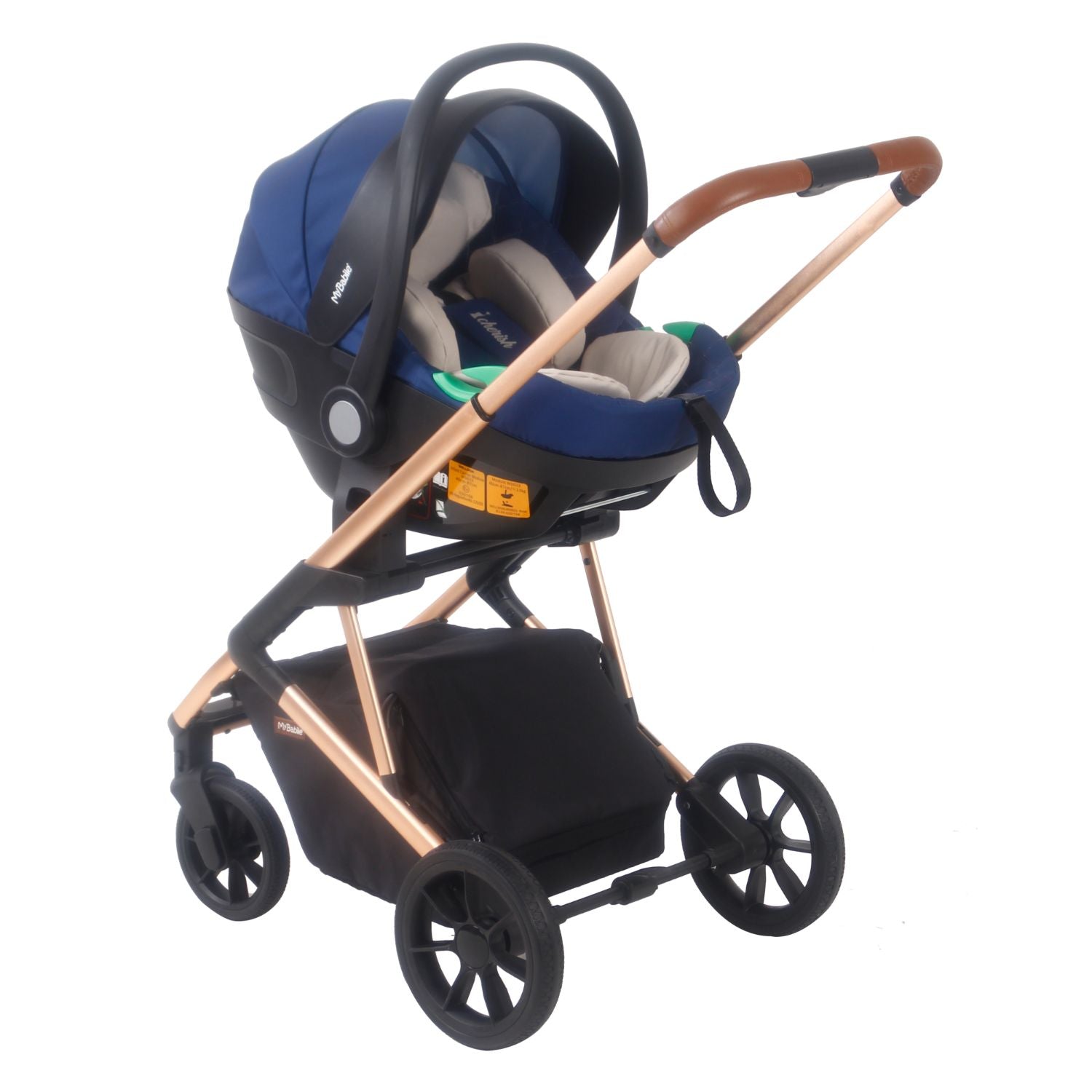 MB500i Dani Dyer Opal Blue iSize Travel System