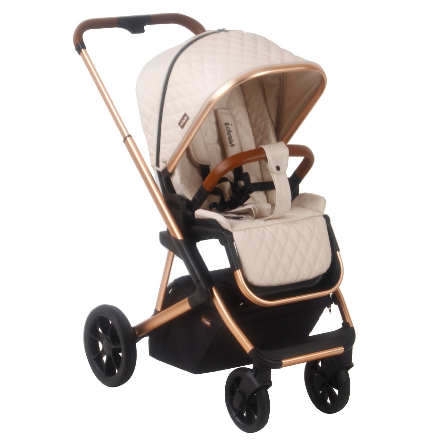MB500i Dani Dyer Rose Gold Stone iSize Travel System