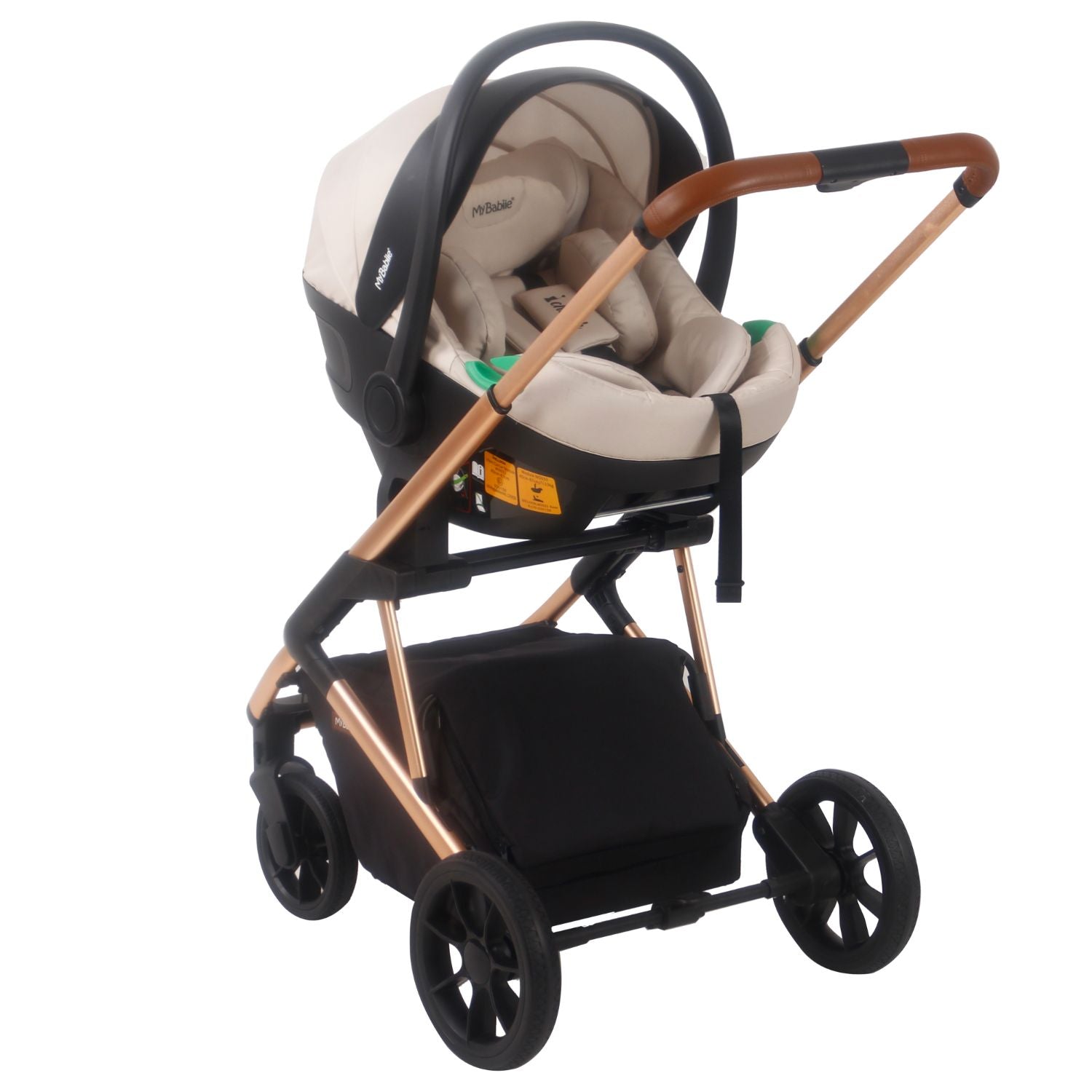 MB500i Dani Dyer Rose Gold Stone iSize Travel System