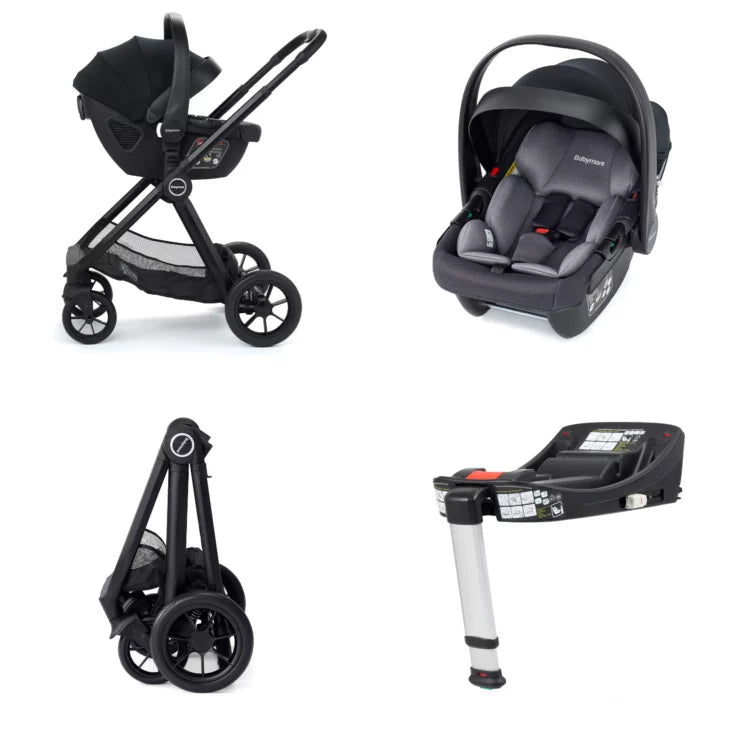 Memore V2 Travel System 13 Piece Coco with Base - Black