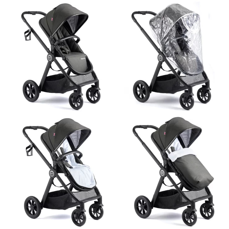 Memore V2 Travel System 13 Piece Coco with Base - Black