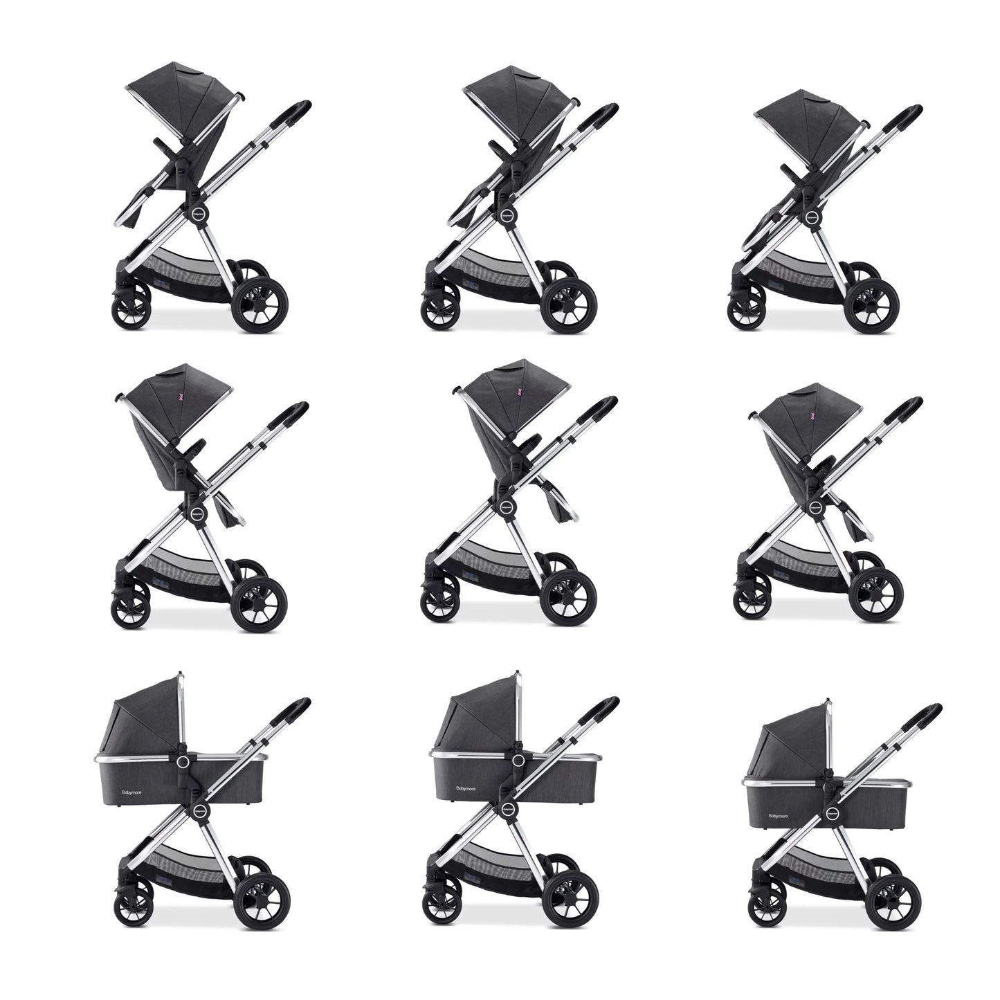 Memore V2 Travel System 13 Piece Coco i-Size with Base - Chrome