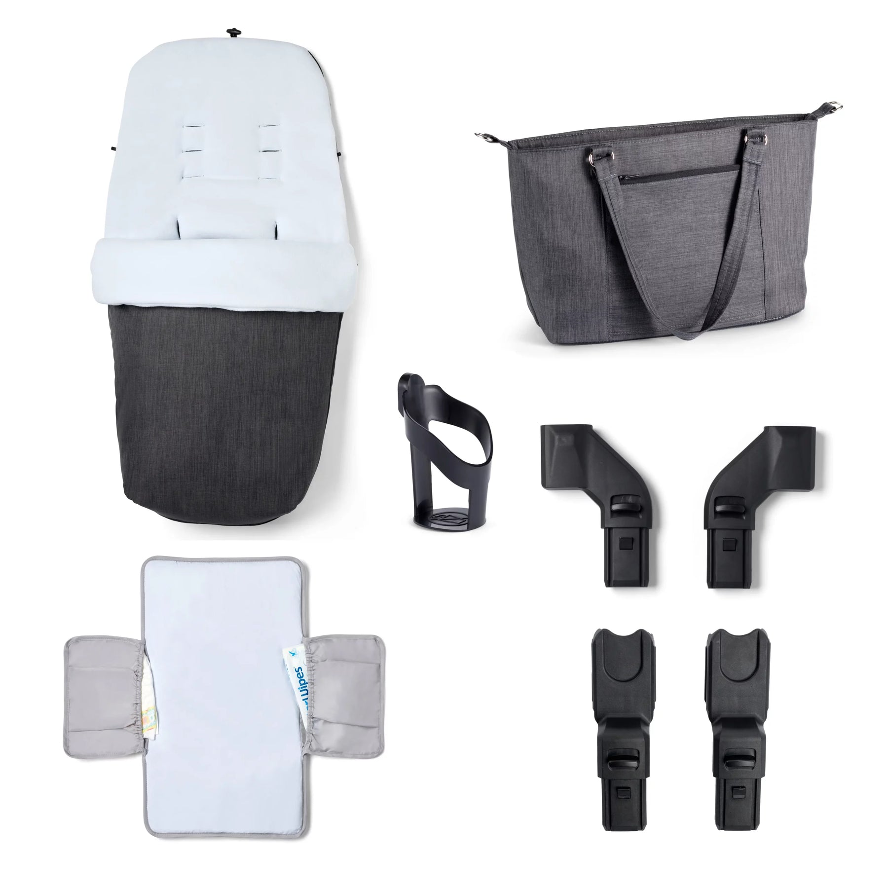 Memore V2 Travel System 13 Piece Coco with Base - Chrome