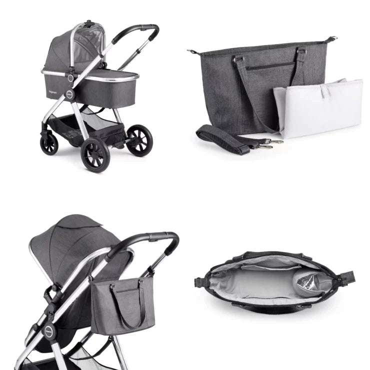 Memore V2 Travel System 13 Piece Coco with Base - Chrome