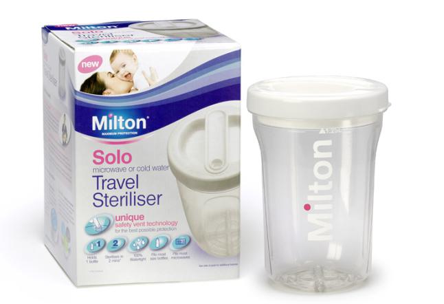 Milton Baby Bottle Steriliser Solo Single Water and Microwave Travel