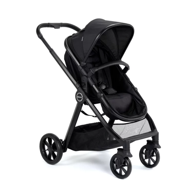 Mimi Travel System Pecan i-Size Car Seat with ISOFIX - Black
