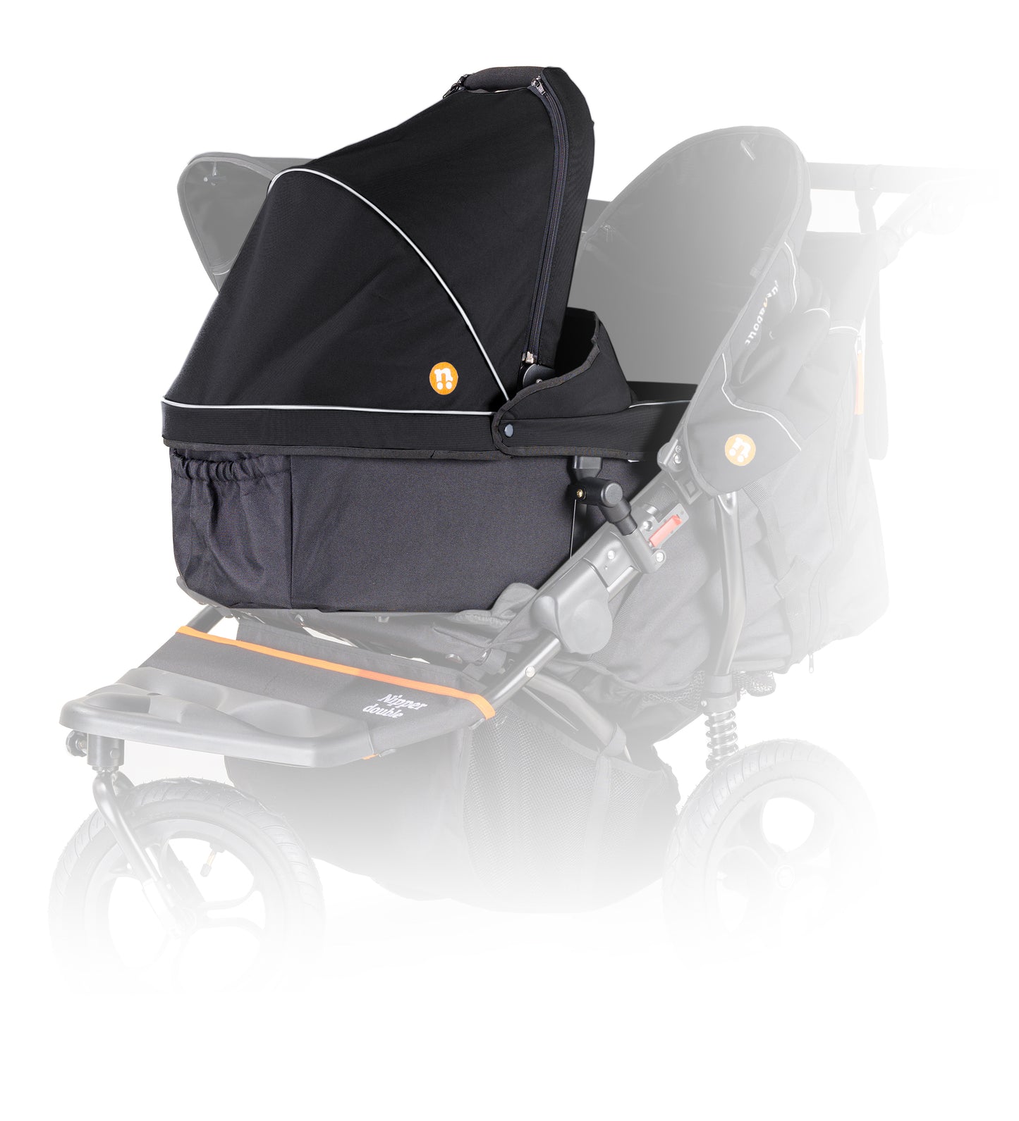 Out N About V5 Double Carrycot- Summit Black