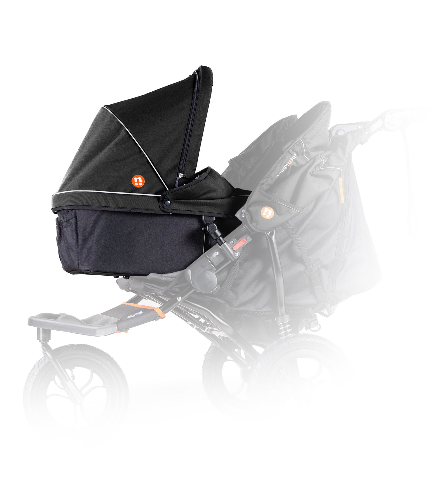Out N About V5 Double Carrycot- Summit Black