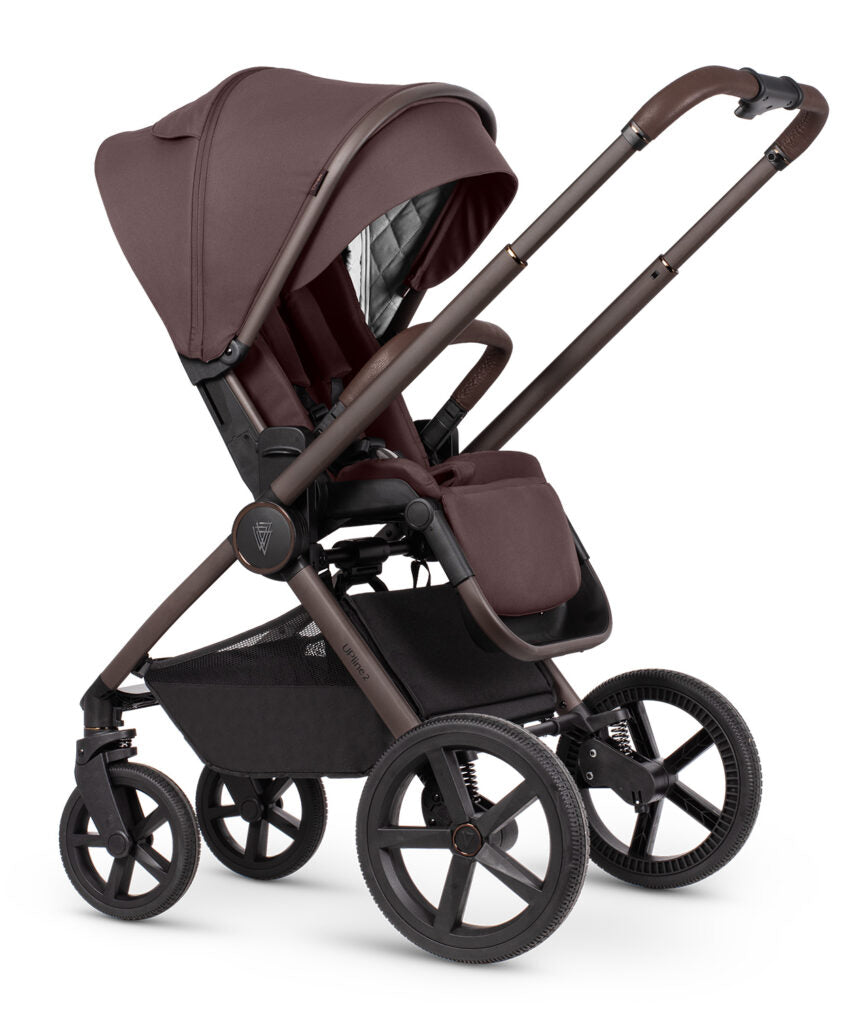 Venicci Upline 2 3 In 1 Plus Base- Special Edition Burgundy (Tiago Beige)