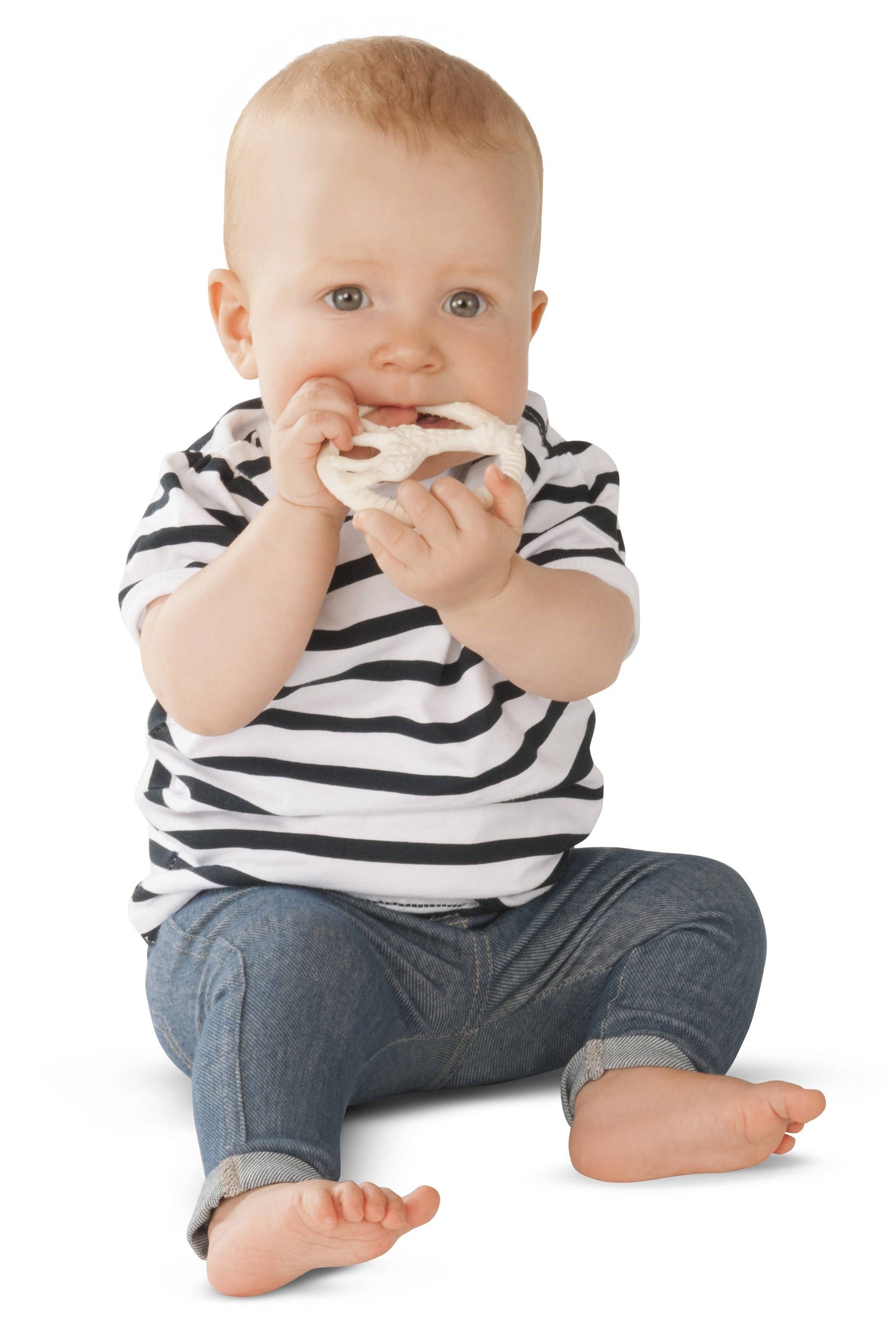 So Pure Sophie La Giraffe Circle Teether - Natural Rubber