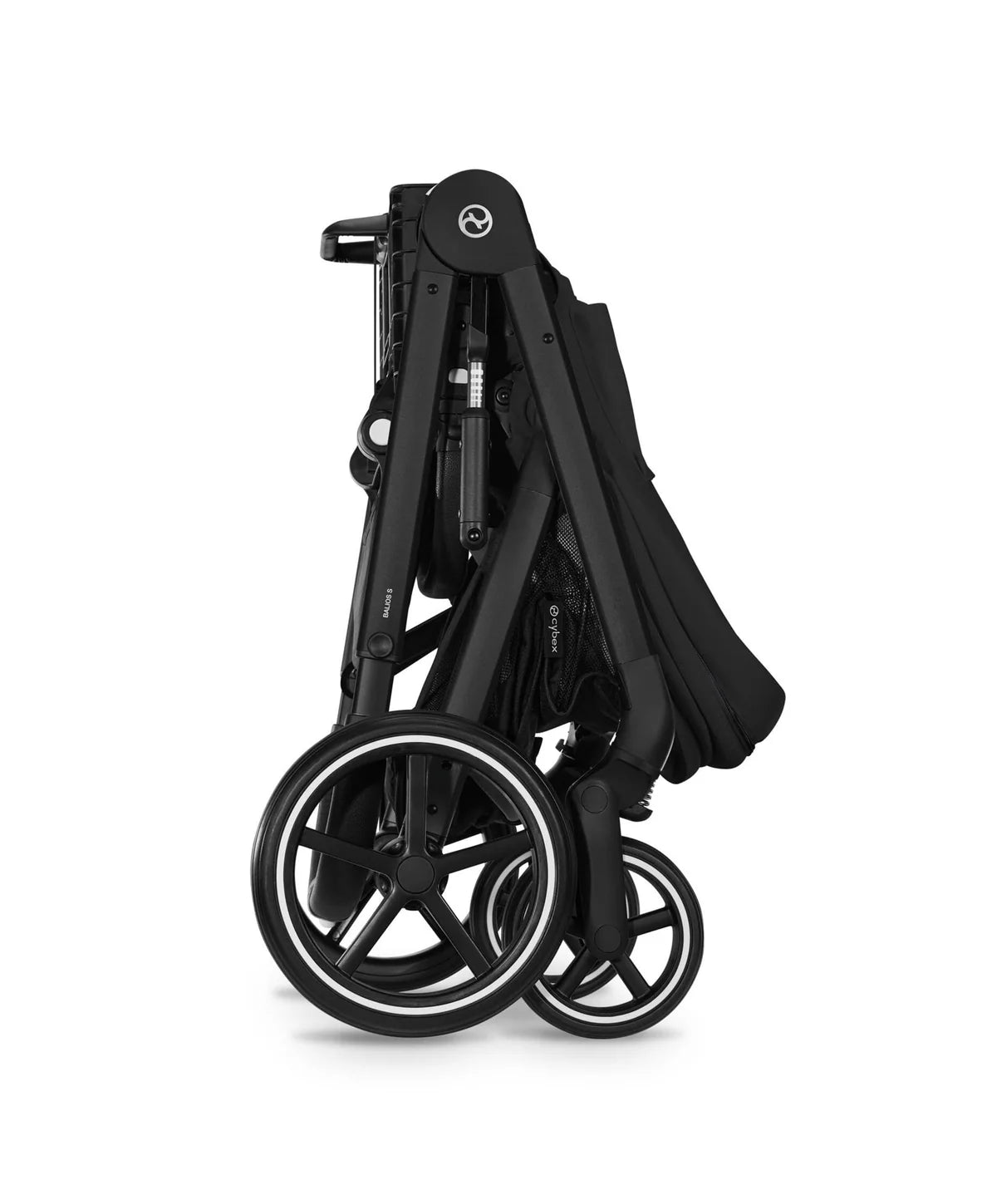Cybex Balios Bundle with Cybex Cloud G i-Size Rotating Baby Car Seat & Rotating Base (7 Pieces) - Moon Black