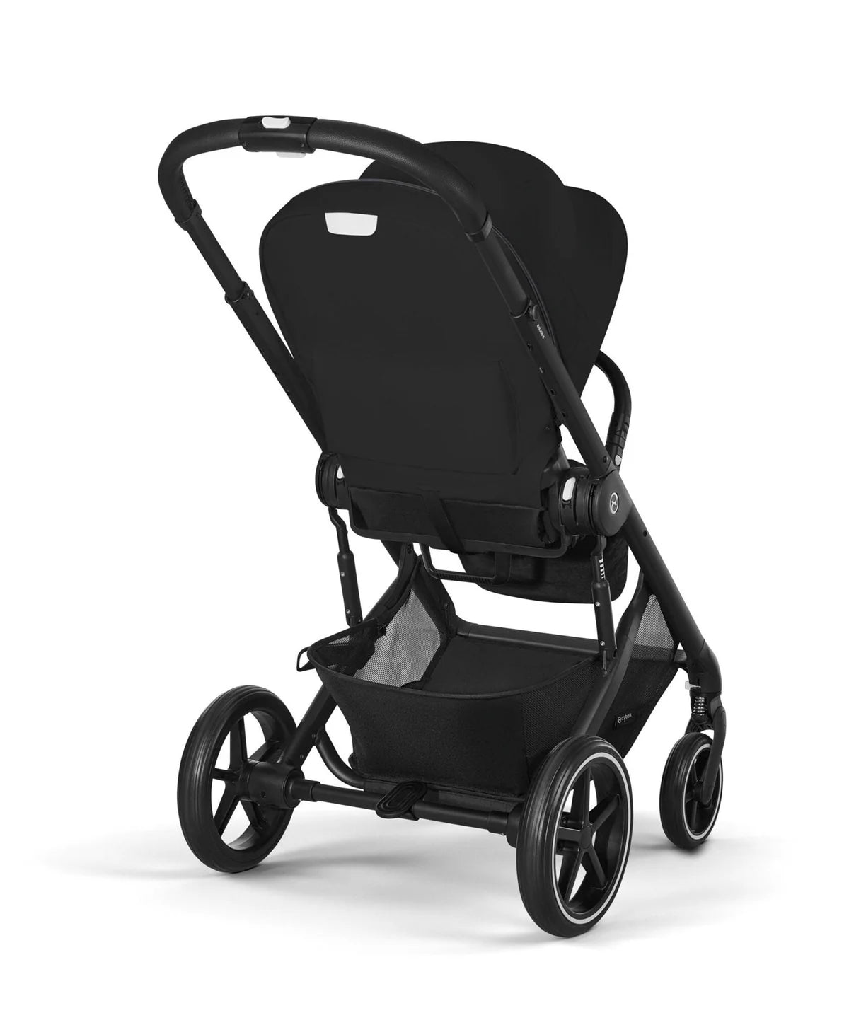Cybex Balios Bundle with Cybex Cloud G i-Size Rotating Baby Car Seat & Rotating Base (7 Pieces) - Moon Black