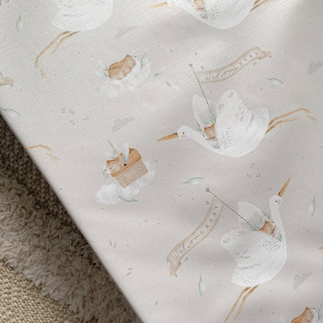 Unisex Wedge Baby Changing Mat | Handmade UK | Storks and Bear
