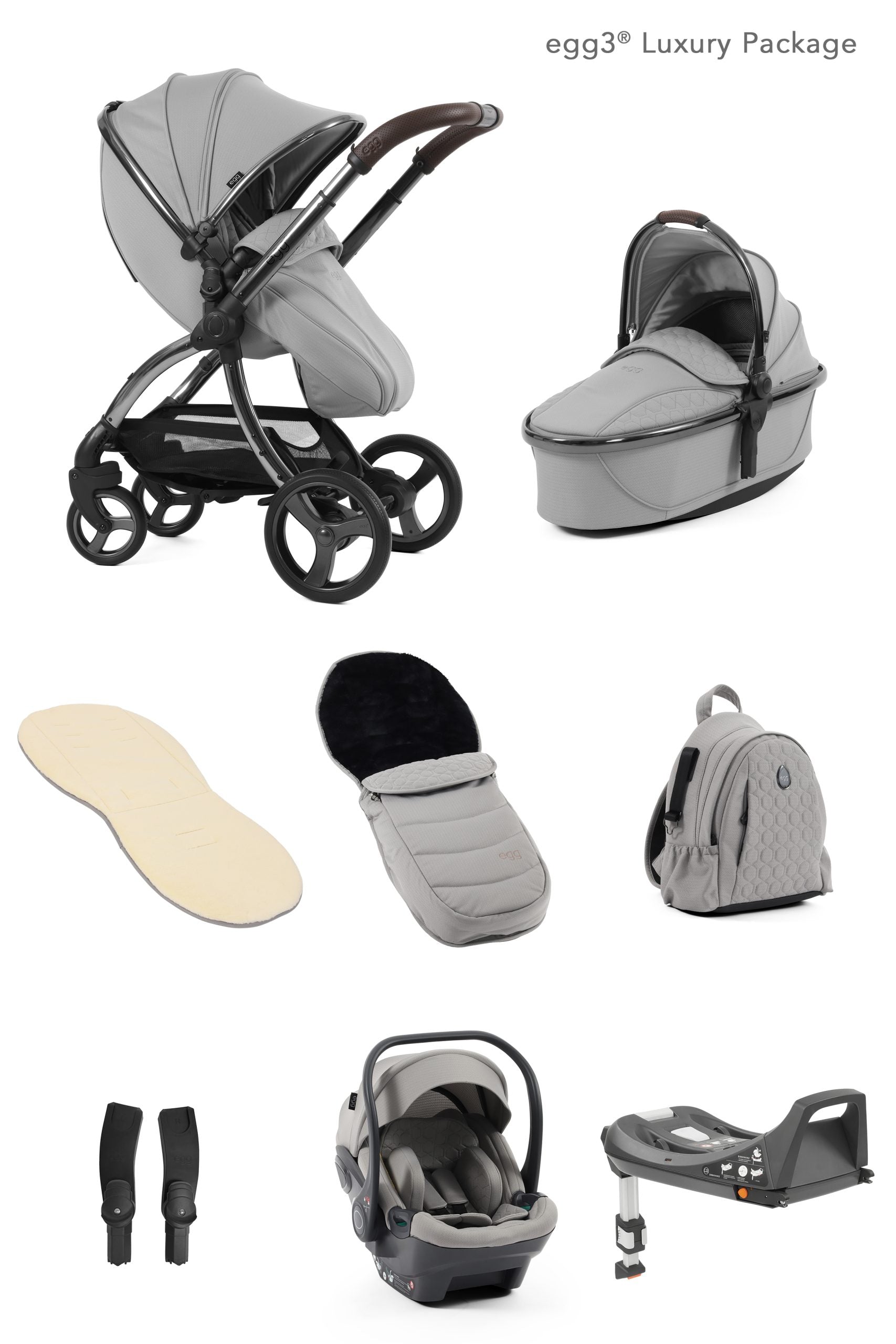 egg stroller travel bag Egg® 3 Luxury Bundle