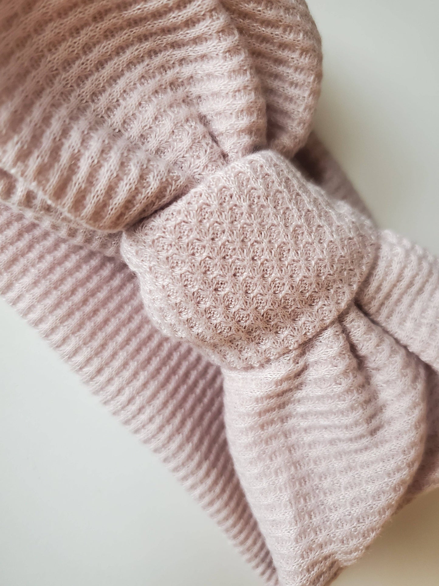 Oversized Hairband Beige