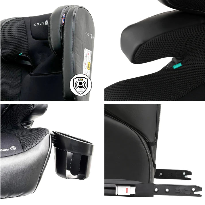 Cozy N Safe Hood 100-150CM i- Size Child Car Seat - Onyx
